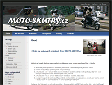 Tablet Screenshot of moto-skutry.cz